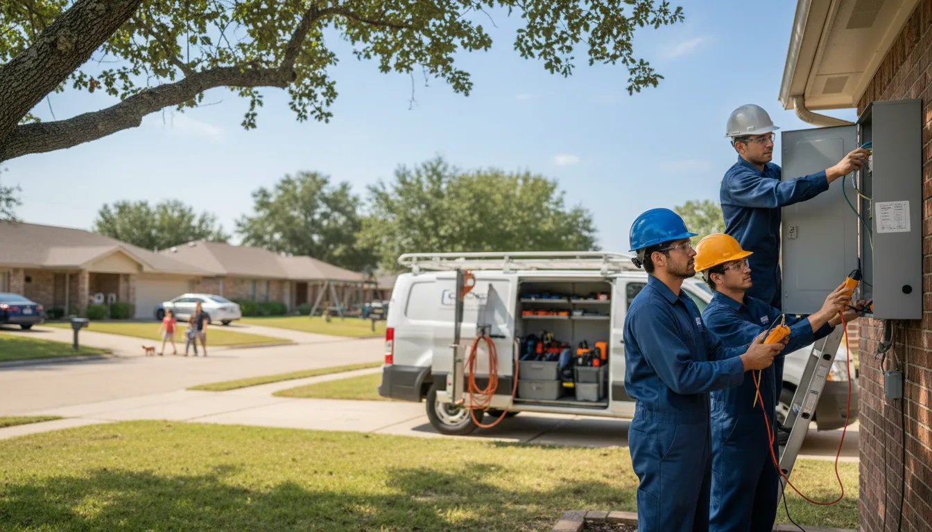 Certified electrician providing emergency electrical services in Decatur, AR